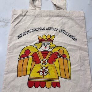 Christkindles Market Nurnberg Cream Canvas Tote Bag